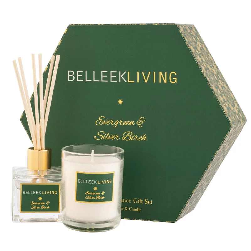 Belleek Living Evergreen & Silver Birch Gift Set