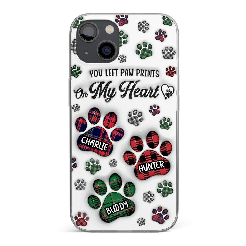 In Loving Memory Of Our Furry Friends - Memorial Personalized Custom 3D Inflated Effect Printed Clear Phone Case - Sympathy Gift, Christmas Gift For Pet Owners, Pet Lovers