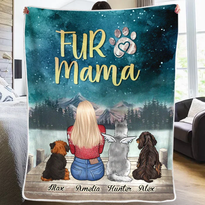 Life Is Better With Dogs - Personalized Custom Blanket - Gift For Dog Lovers, Pet Lovers, Christmas Gift