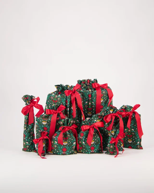 Reusable Gift Bag Set - Noel