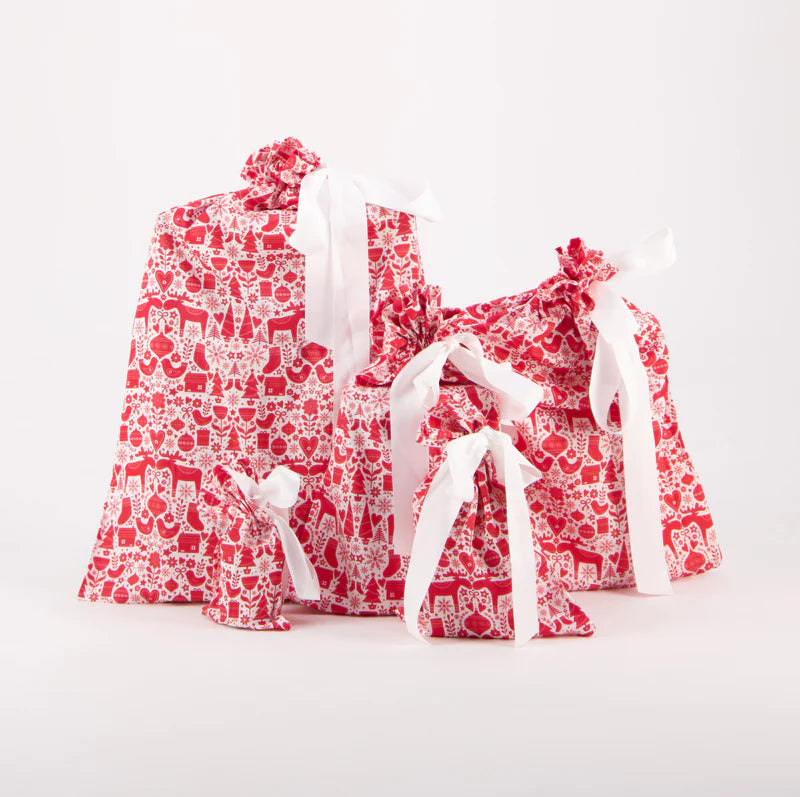 Reusable Gift Bag Set - Scandi